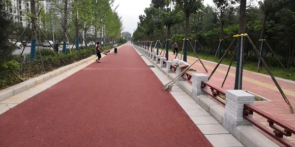 洛阳道路护栏展示图